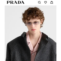 PRADA SPRC57 Prada Runway Transparent Lenses Sunglasses🟥