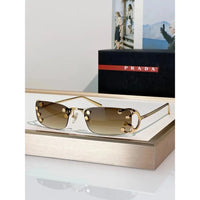 PRADA SPRC57 Prada Runway Transparent Lenses Sunglasses🟥