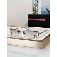 PRADA SPRC57 Prada Runway Transparent Lenses Sunglasses🟥