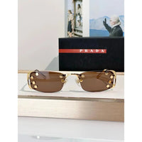 PRADA SPRC57 Prada Runway Transparent Lenses Sunglasses🟥
