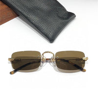 Rare CHROME HEARTS 49-22-144 PILLS II Floral Temple Rimless Glasses ⚜️