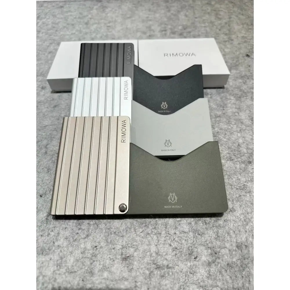 RIMOWA Original Series - Aluminium-Black-Titanium Card Holder 🛩️