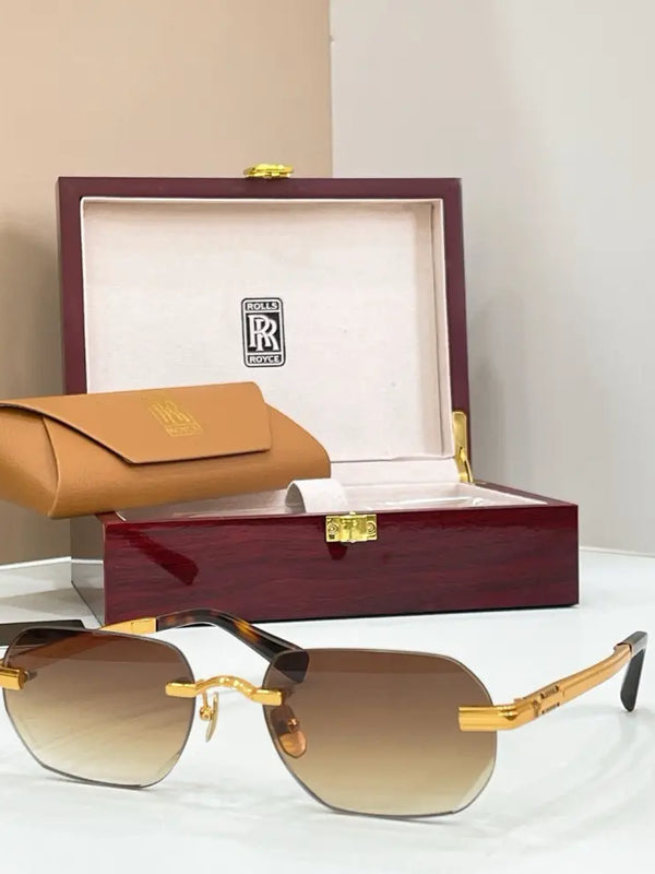 Rolls Royce 1262 18K plated Rose-Silver-Gold Eyewear  👑