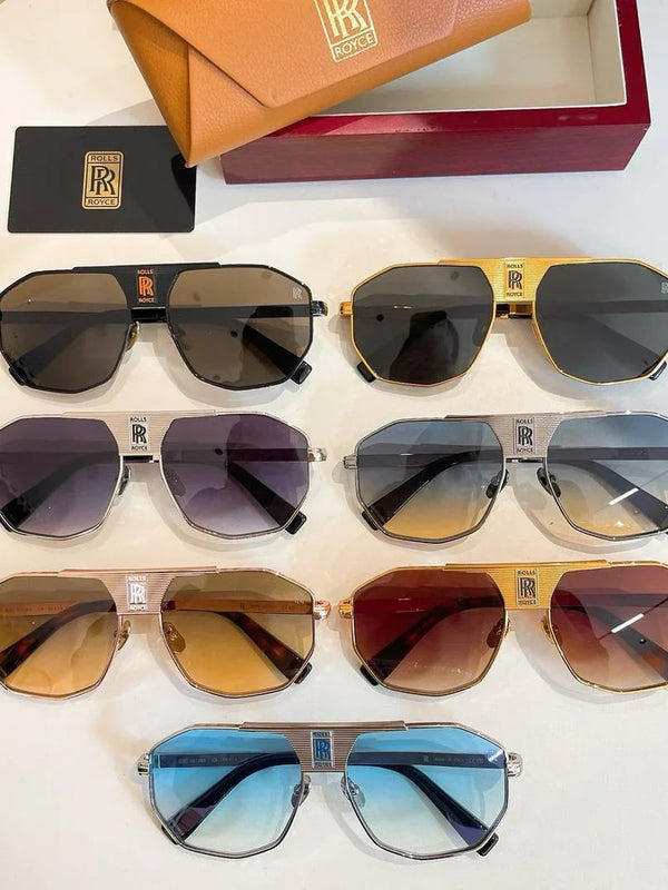 Rolls Royce SS1263 18K plated Rose-Silver-Gold Sunglasses  👑