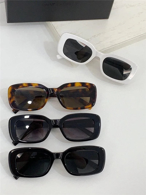 Saint Laurent Eyewear SL M130 rectangle-frame Sunglasses ✨
