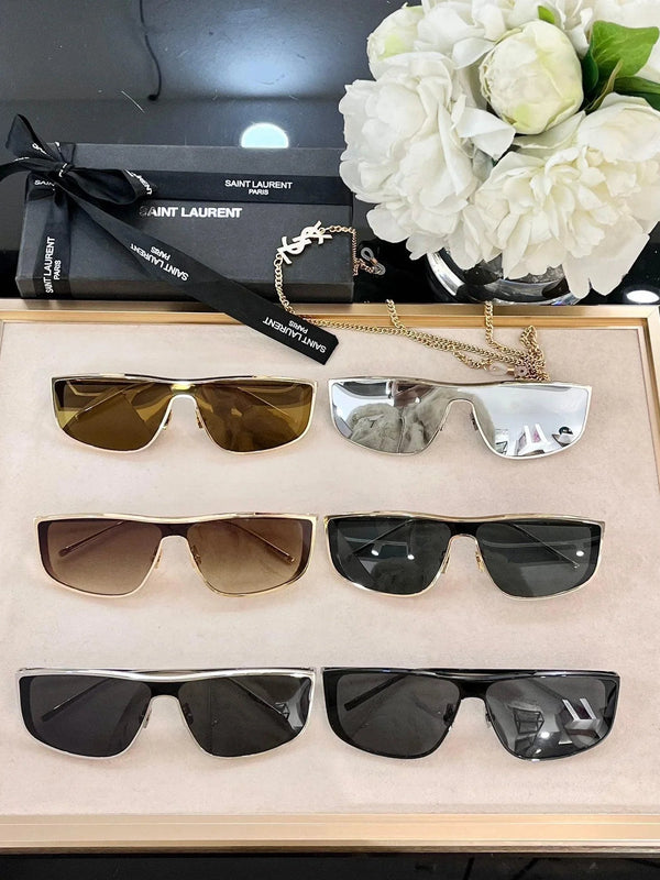 Saint Laurent SILVER-GOLD SL 605 LUNA’ Sunglasses✨