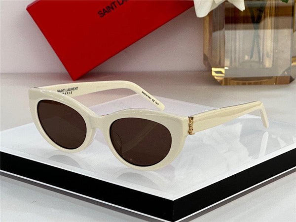 Saint Laurent Women's Monogram Hinge Narrow Cat Eye Sunglasses Women's ✨