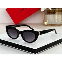 Saint Laurent Women's Monogram Hinge Narrow Cat Eye Sunglasses Women's ✨