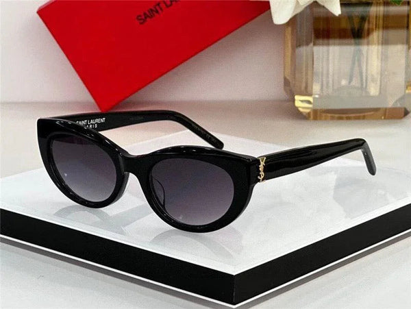 Saint Laurent Women's Monogram Hinge Narrow Cat Eye Sunglasses Women's ✨