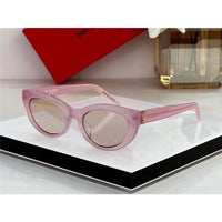 Saint Laurent Women's Monogram Hinge Narrow Cat Eye Sunglasses Women's ✨