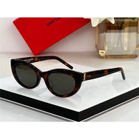 Saint Laurent Women's Monogram Hinge Narrow Cat Eye Sunglasses Women's ✨