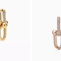 Tiffany&Co 18k Gold Plated 12 models Long Earrings Chain Link Diamond luxury Designer Jewelry for Women's Lock graduated Pavé Diamonds ✨