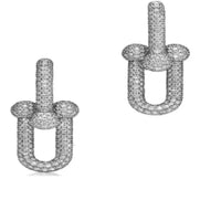 Tiffany&Co 18k Gold Plated 12 models Long Earrings Chain Link Diamond luxury Designer Jewelry for Women's Lock graduated Pavé Diamonds ✨
