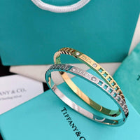 Tiffany&Co 18k gold plated Hinged Style Bangle bracelets ✨