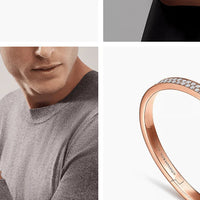 '- Tiffany&Co 18k gold plated Unisex Love Couple Hinged Style Bangle lock bracelets silver rose yellow gold 9 models with box fits 17cm-6.69inch✨
