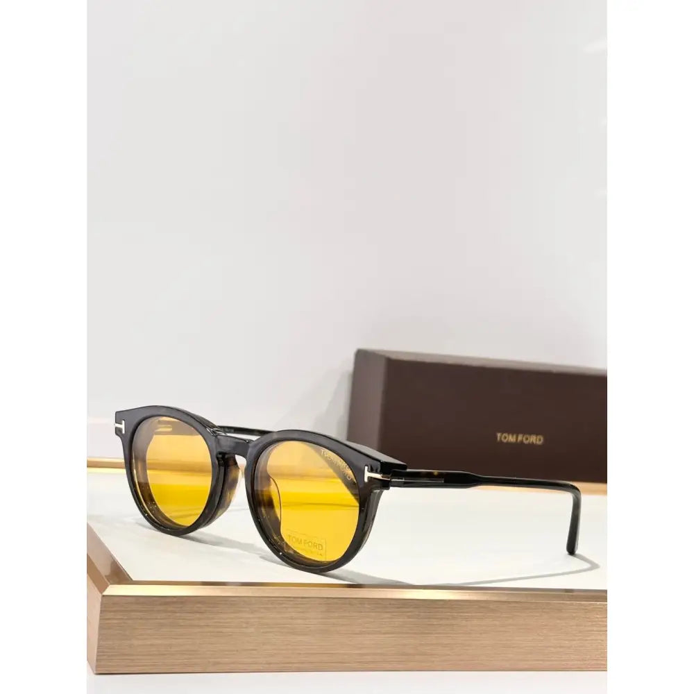 TOM FORD 5823-H 001 50  Blue Light Eyewear & Magnetic Clip-On Sunglasses  🔱