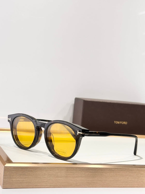 TOM FORD 5823-H 001 50  Blue Light Eyewear & Magnetic Clip-On Sunglasses  🔱