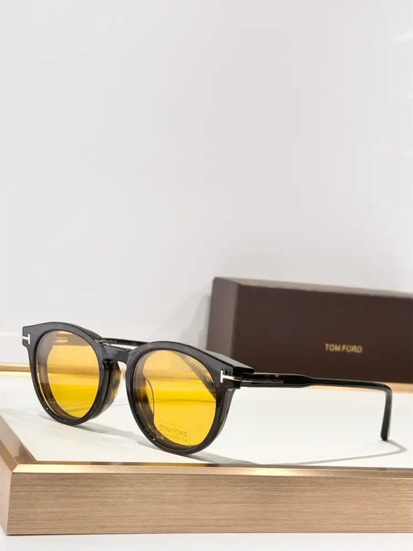 TOM FORD 5823-H 001 50  Blue Light Eyewear & Magnetic Clip-On Sunglasses  🔱