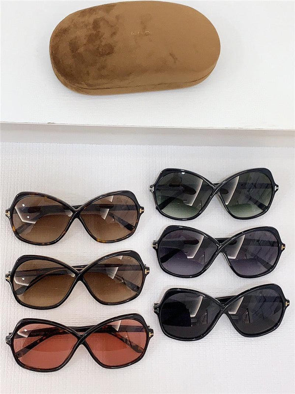 ✨TOM FORD Eyewear Rosemin Oversize round-frame sunglasses