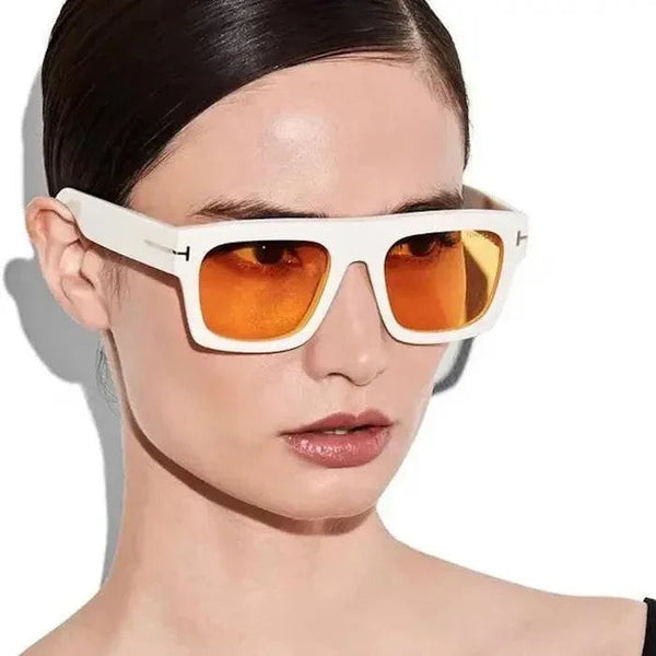 TOM FORD FAUSTO TF0711 Rectangular Sunglasses ✨
