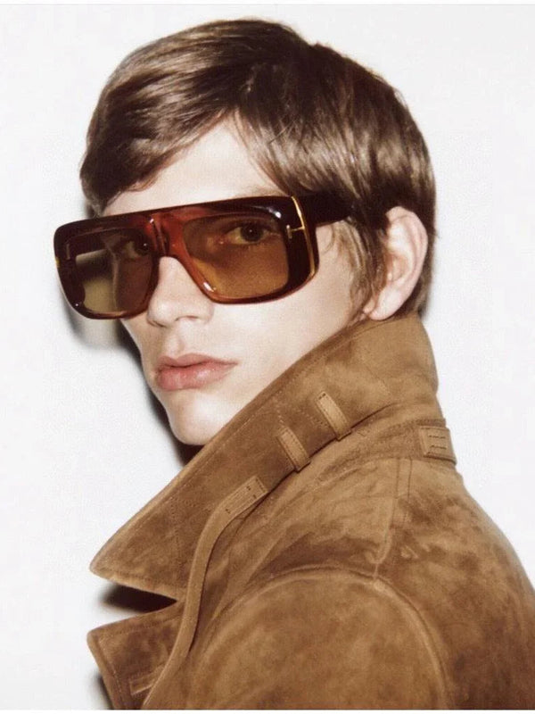 Tom Ford Gino TF733 Unisex Square 60mm Sunglasses 🔱