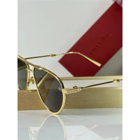 Valentino V-Stud II Titanium Aviator Unisex Sunglasses✨