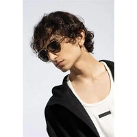 Valentino V-Stud II Titanium Aviator Unisex Sunglasses✨