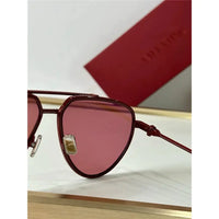 Valentino V-Stud II Titanium Aviator Unisex Sunglasses✨