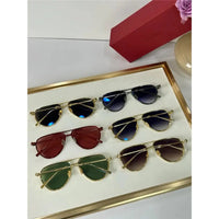 Valentino V-Stud II Titanium Aviator Unisex Sunglasses✨