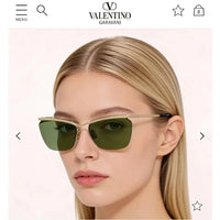 Valentino VLS-183 Floating Rimless Metal Glasses✨