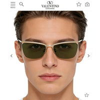 Valentino VLS-183 Floating Rimless Metal Glasses✨