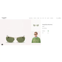 Valentino VLS-183 Floating Rimless Metal Glasses✨
