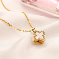 Van Cleef Vintage Alhambra Necklace 18K Gold Plated Women's Jewelry 10 models✨