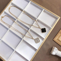Van Cleef Vintage Alhambra Necklace 18K Gold Plated Women's Jewelry 10 models✨