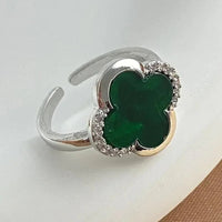 Van Cleef Vintage Alhambra Rings 18K Gold Plated Women's Jewelry 18 models✨