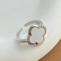 Van Cleef Vintage Alhambra Rings 18K Gold Plated Women's Jewelry 18 models✨