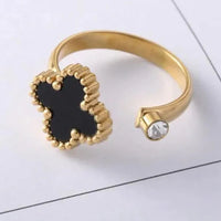 Van Cleef Vintage Alhambra Rings 18K Gold Plated Women's Jewelry 18 models✨