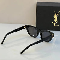 YSL Saint Laurent Women's Cat Eye Sunglasses SL M80🖤