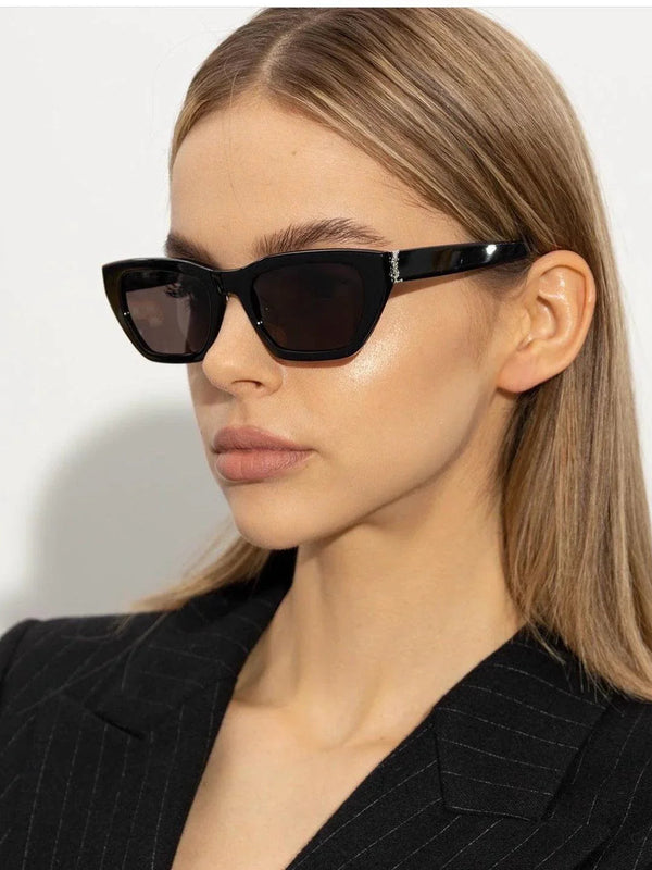 YSL  Saint Laurent Women's Cat Eye Sunglasses SL M80🖤